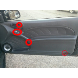 1999-2005 Pontiac Grand Am Замена бокового стеклоподъемника пассажира (электрические стеклоподъемники) Замена